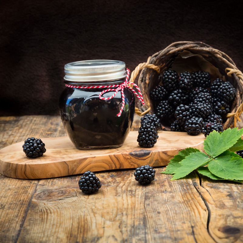 Black raspberry jam