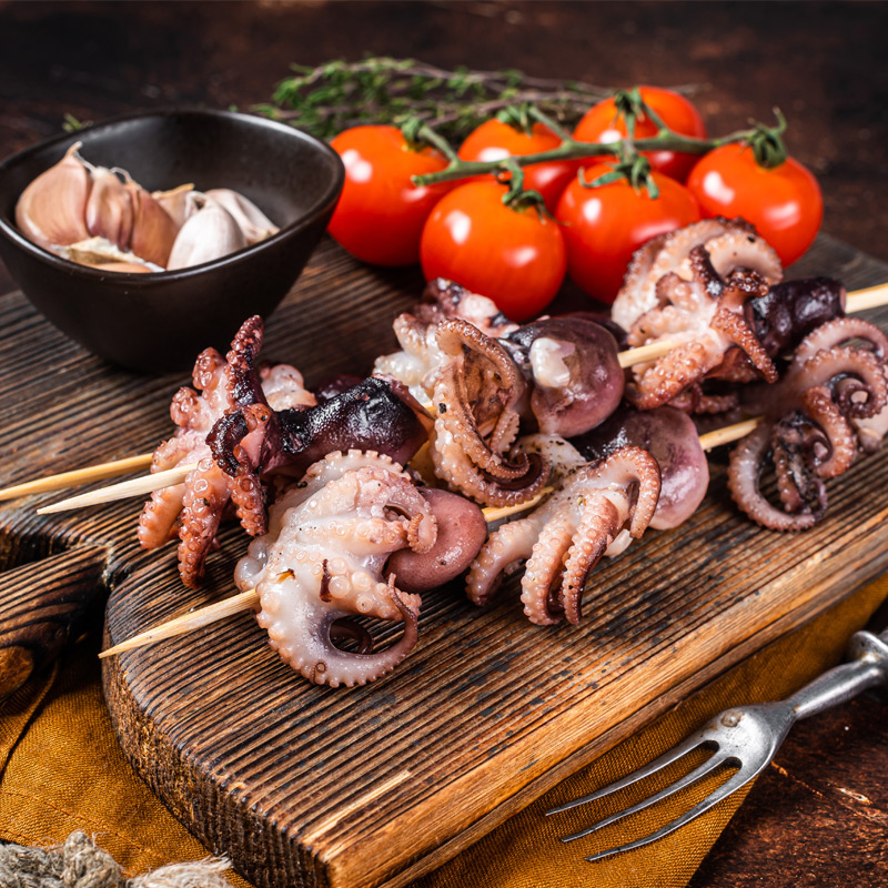 Octopus meat